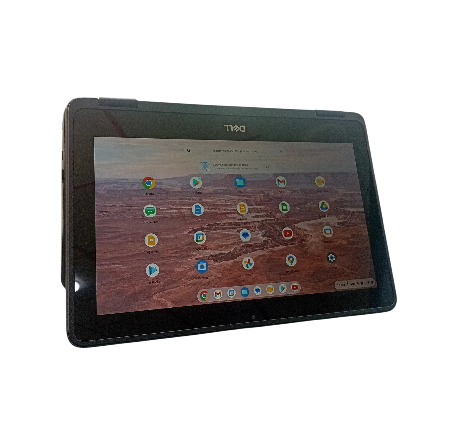 Dell Chromebook 3100 2-in-1 touchscreen laptop front view