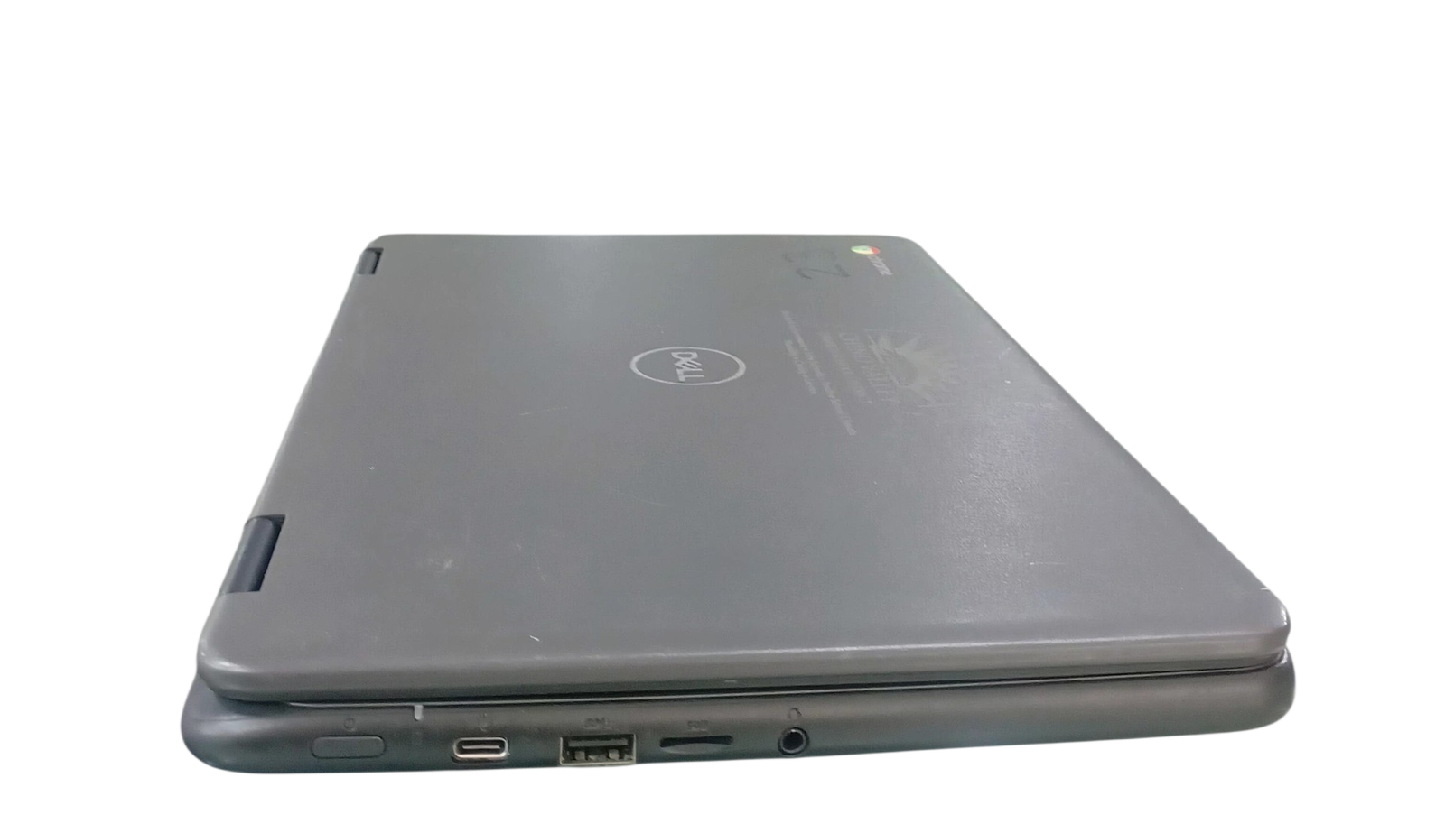 Dell Chromebook 3100 2-in-1 closed lid top view